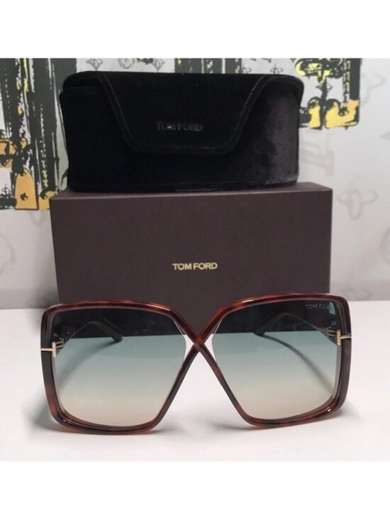 New Authentic Tom Ford Women\'s Gradient Brown Sunglasses TF1117 53p main image 13